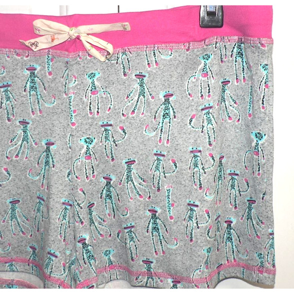 Munki Munki Women’s Elastic Waist Pajama Sleep Lounge Shorts in‎ Multi Munki MD - Picture 2 of 3